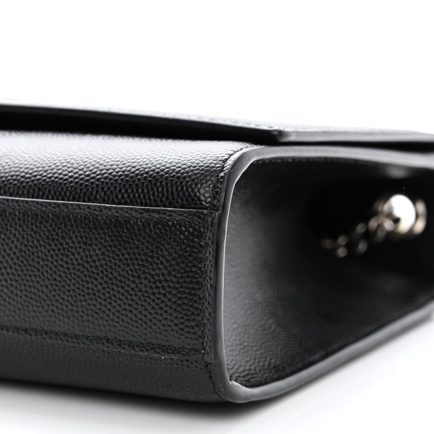 Grain De Poudre Medium Classic Monogram Kate Satchel Black