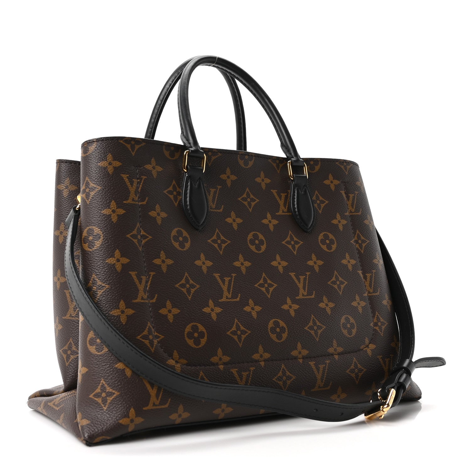 Louis Vuitton Monogram Flower Tote Black 5 of 17