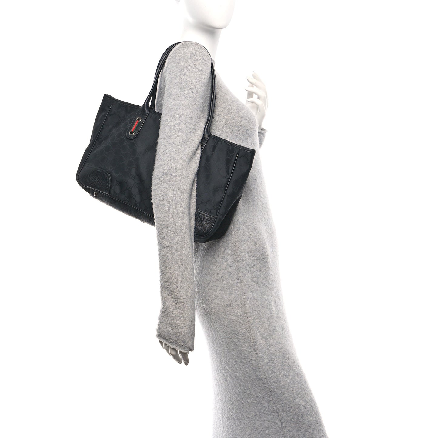 Monogram Medium Princy Tote Black