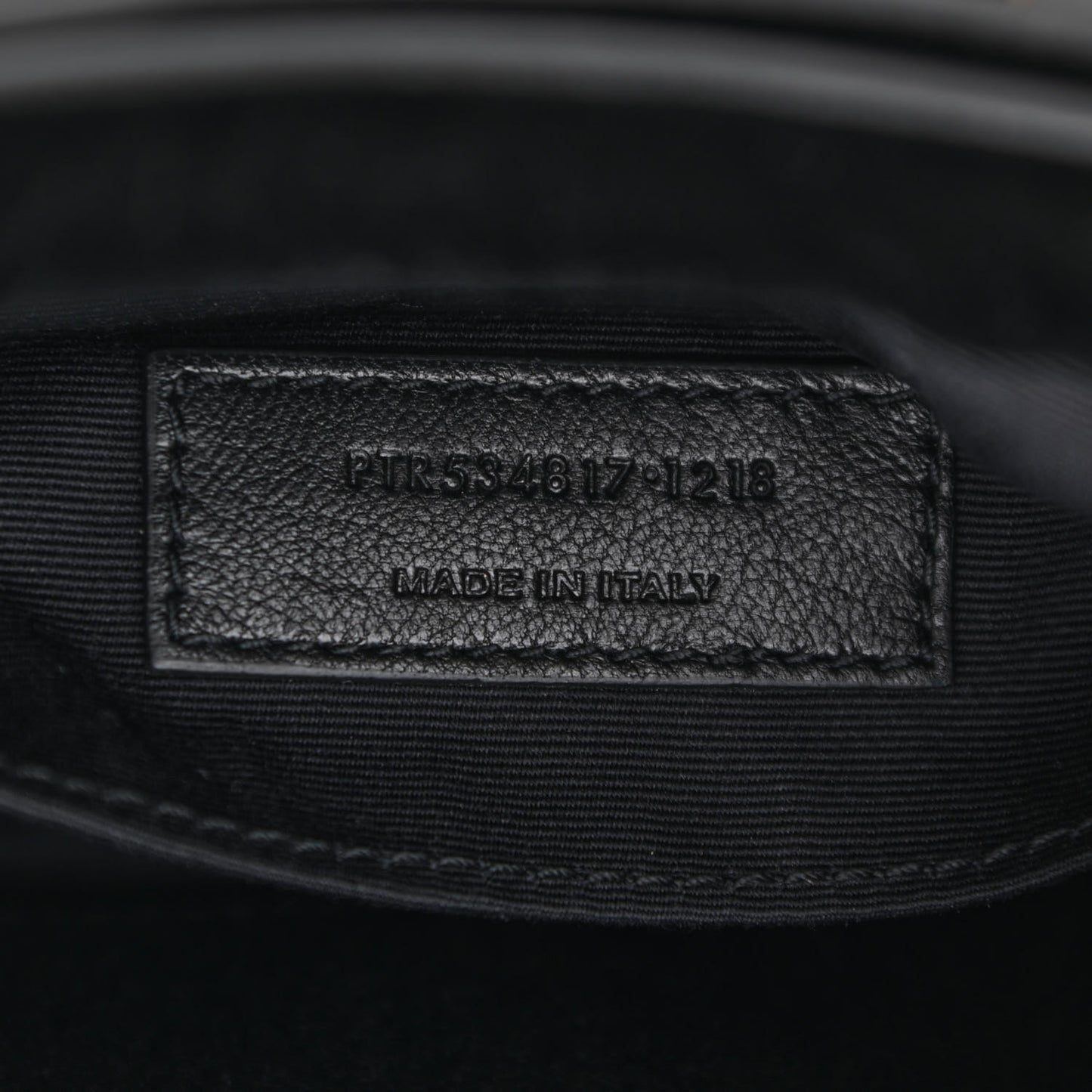 Velour Matelasse Monogram Lou Belt Bag Black