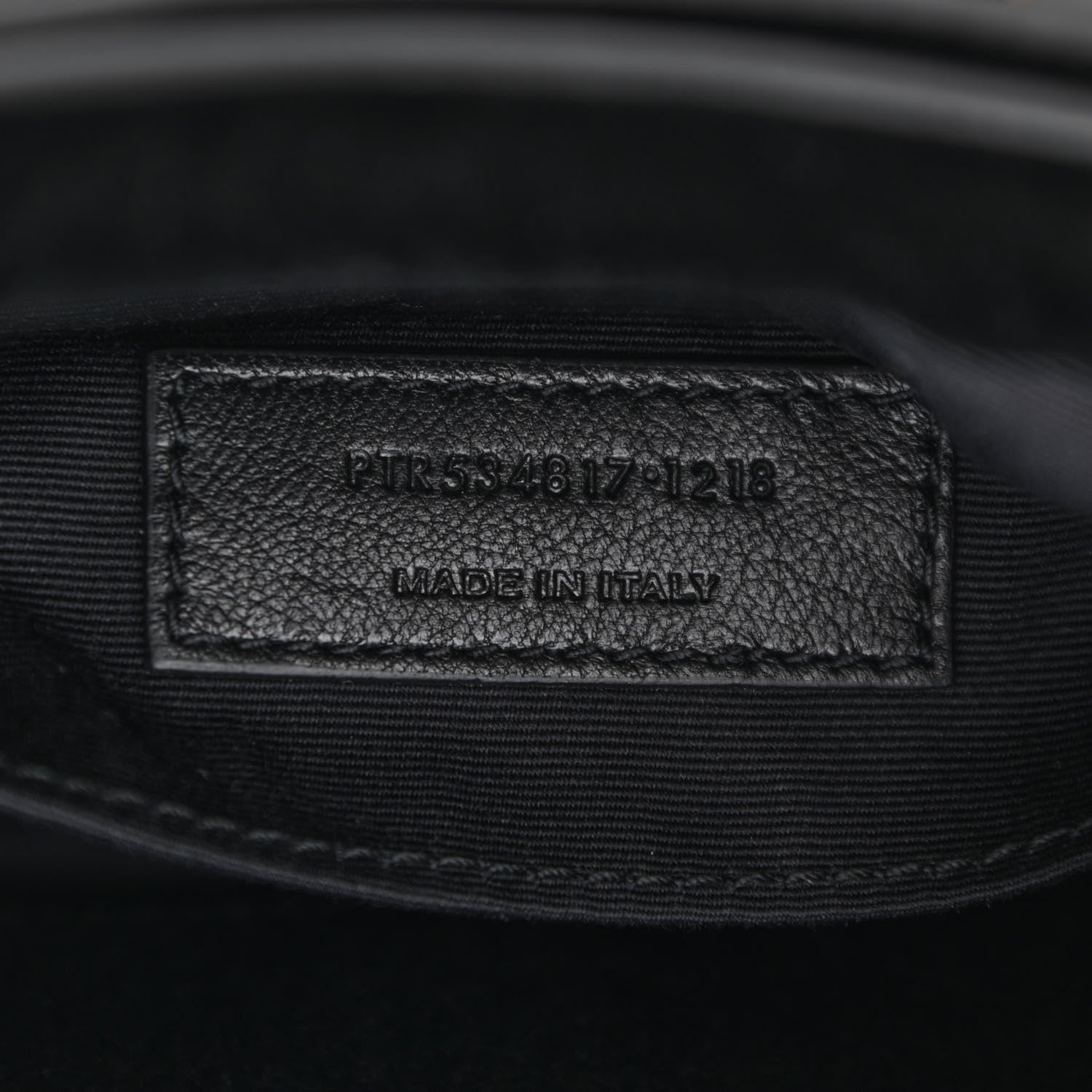 Saint Laurent Velour Matelasse Monogram Lou Belt Bag Black 7 of 10