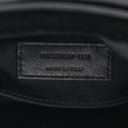 Saint Laurent Velour Matelasse Monogram Lou Belt Bag Black 7 of 10
