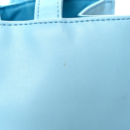 Telfar Vegan Leather Medium Shopping Bag Pool Blue 12 of 16