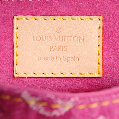 Louis Vuitton Monogram Denim Mini Pleaty Fuchsia 7 of 8
