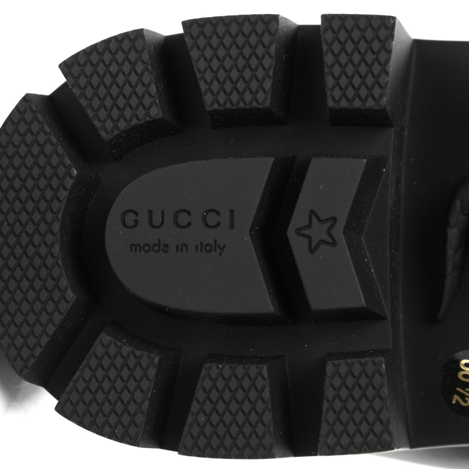 Gucci Calfskin Nappa Matelasse Frances Chelsea Boots 36.5 Black 6 of 9