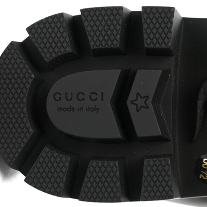 Gucci Calfskin Nappa Matelasse Frances Chelsea Boots 36.5 Black 6 of 9