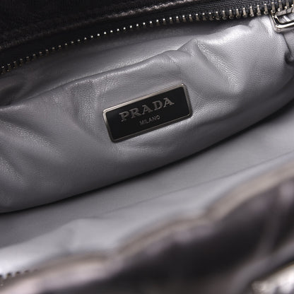 Prada Nappa Bomber Tote Black 5 of 10