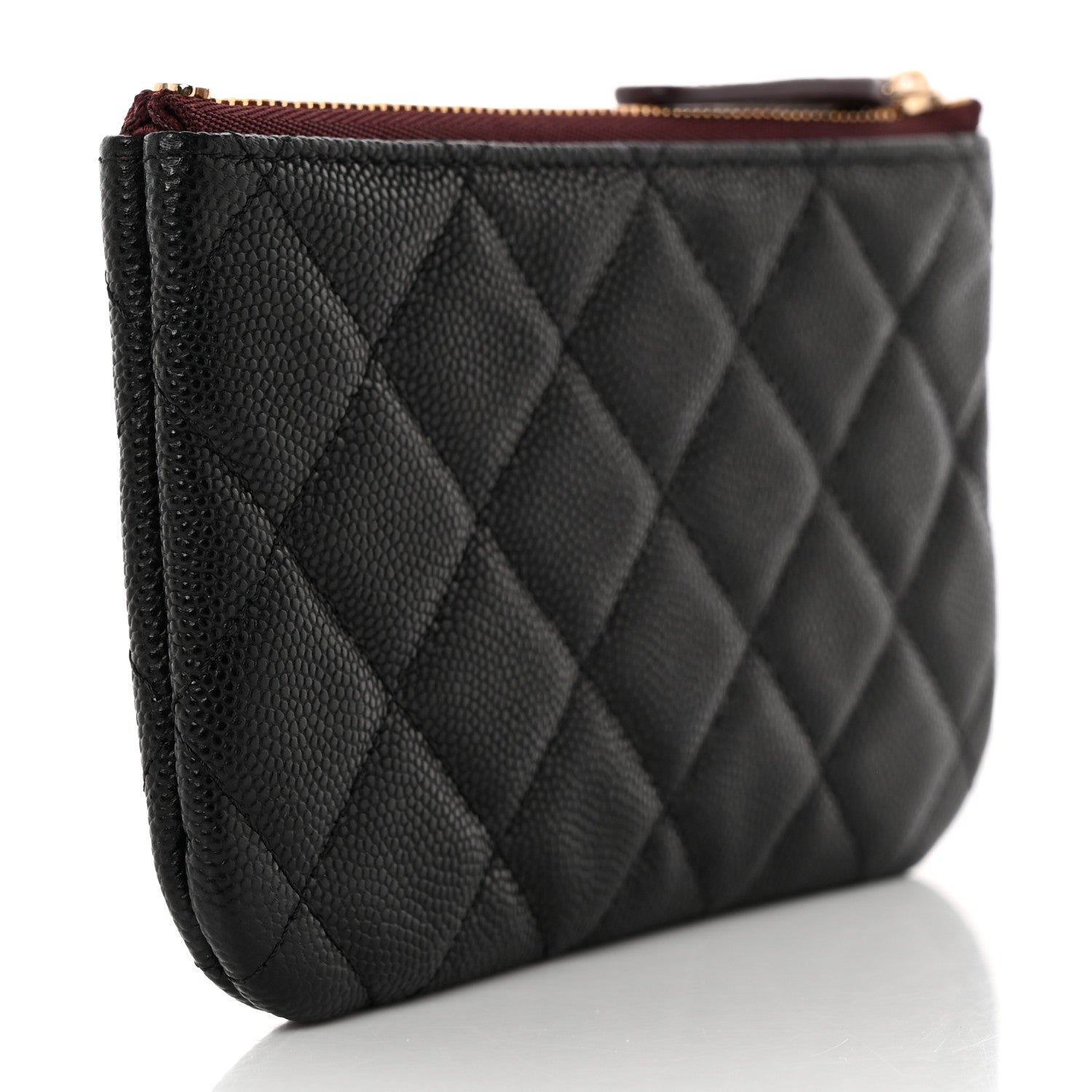 Chanel Caviar Quilted Small Cosmetic Case Black 3 of 7