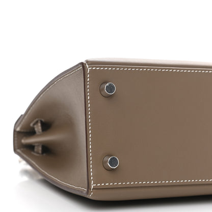 Hermes Swift Kelly Padded Sellier 25 Etoupe 9 of 10