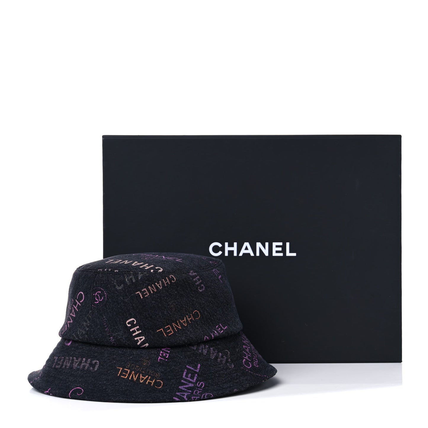 Denim Mood Cloche Bucket Hat M Black