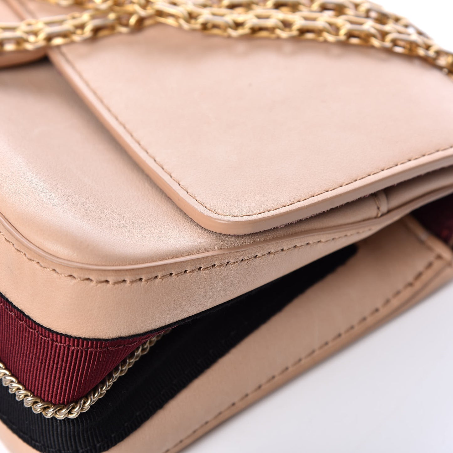 Calfskin Nude 2.55 Medals Reissue 225 Flap Beige