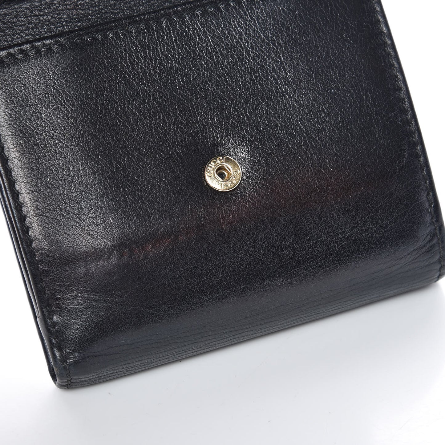 Calfskin Interlocking G French Wallet Black