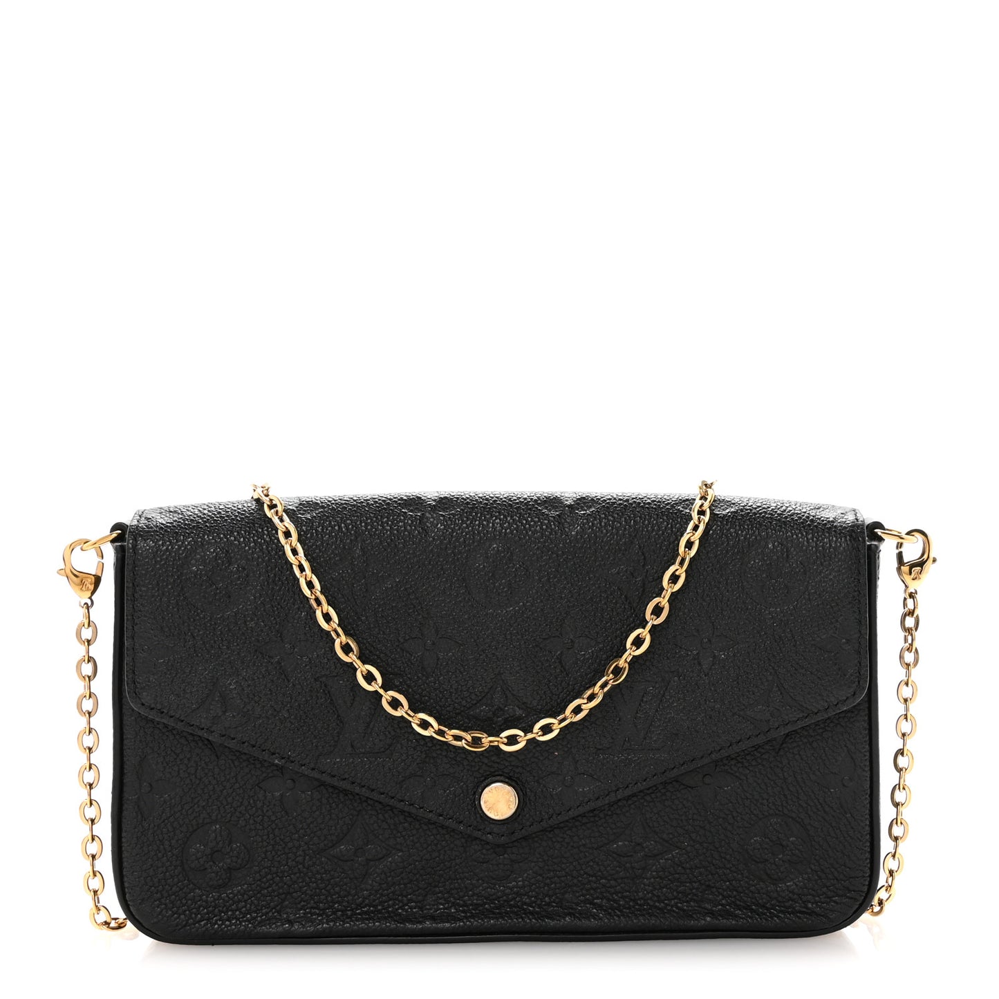 Empreinte Pochette Felicie Chain Wallet Black
