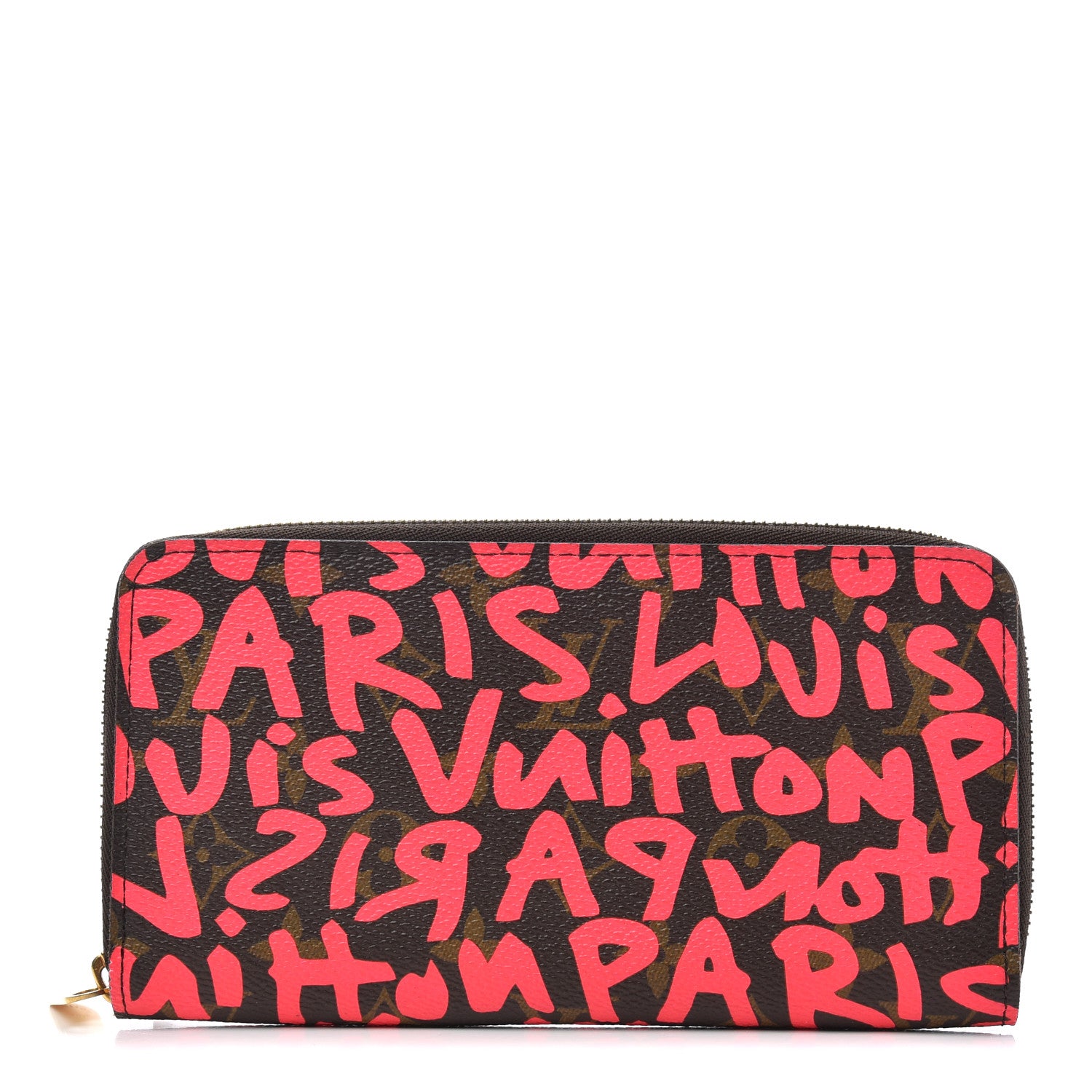 Louis Vuitton Monogram Graffiti Zippy Wallet Fuchsia 1 of 7