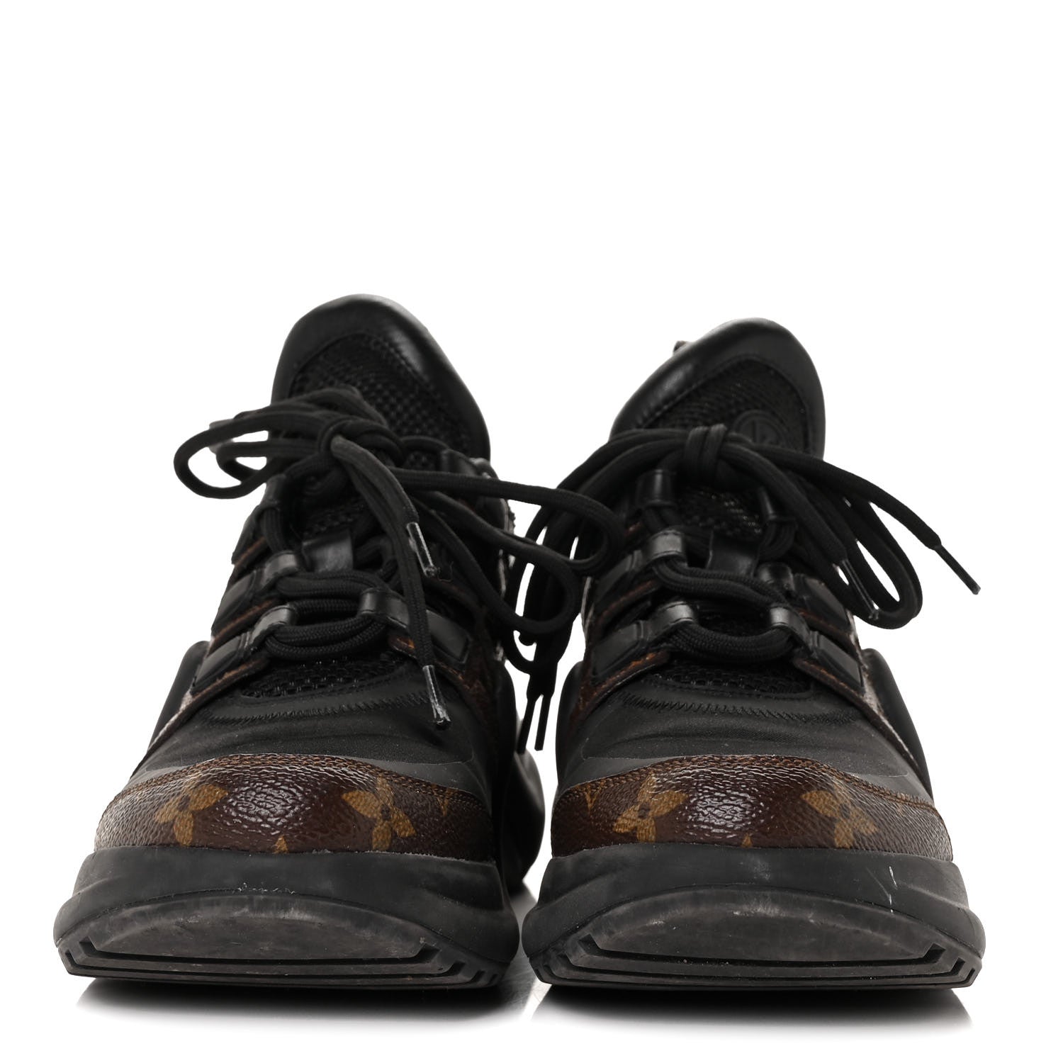 Louis Vuitton Calfskin Patent Monogram LV Archlight Sneakers 37 Black 2 of 6