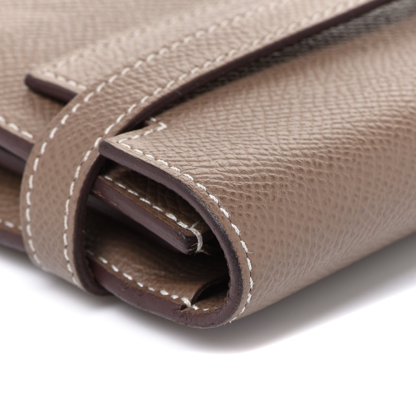 Epsom Kelly Longue Wallet Etoupe