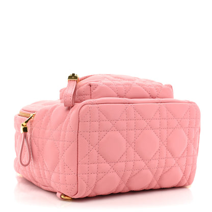 Christian Dior Lambskin Cannage Mini Backpack Peach Blossom 4 of 11