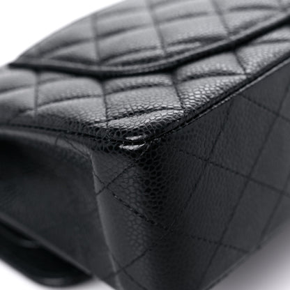 Chanel Caviar Quilted Small Double Flap Black 10 of 15