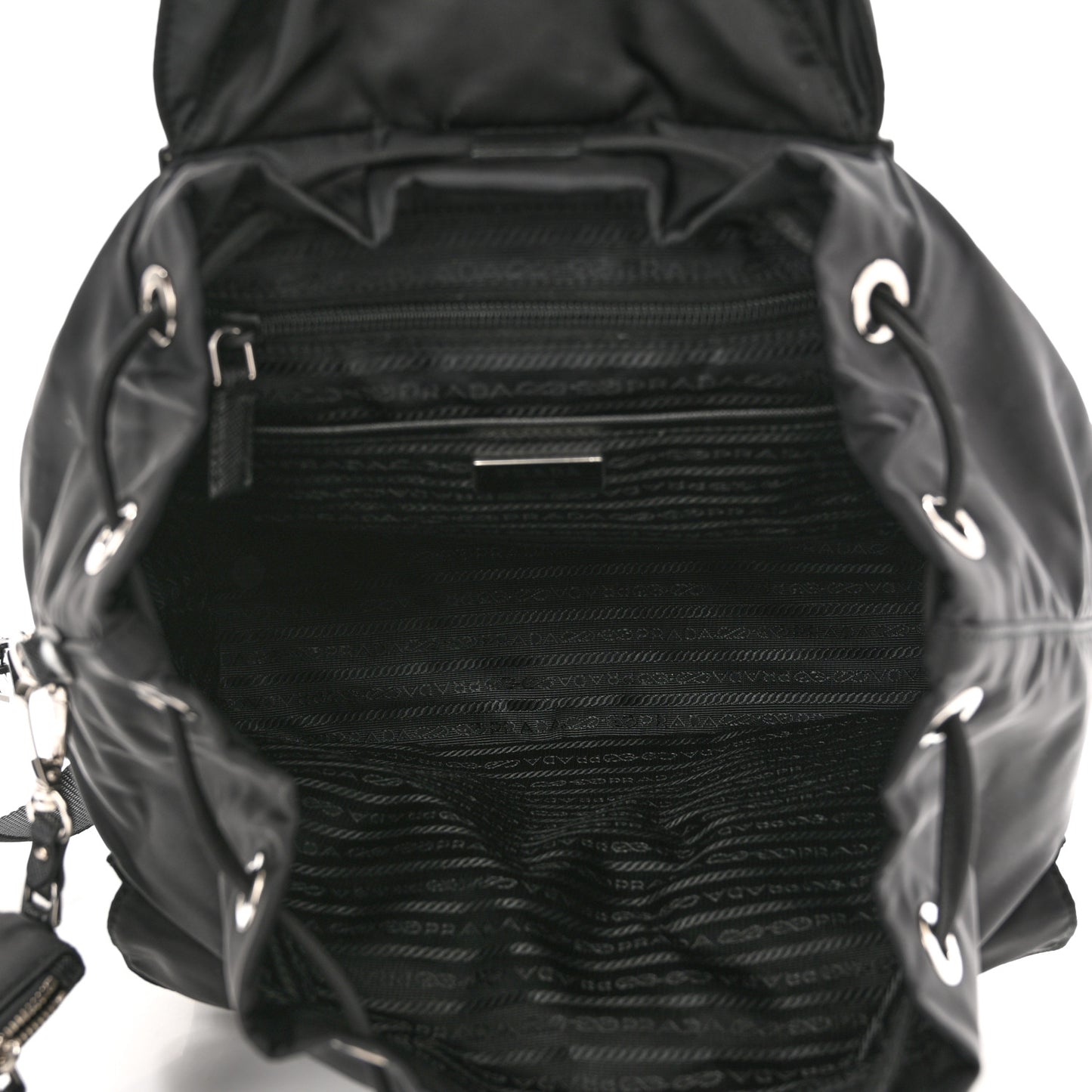 Nylon Vela Medium Backpack Black