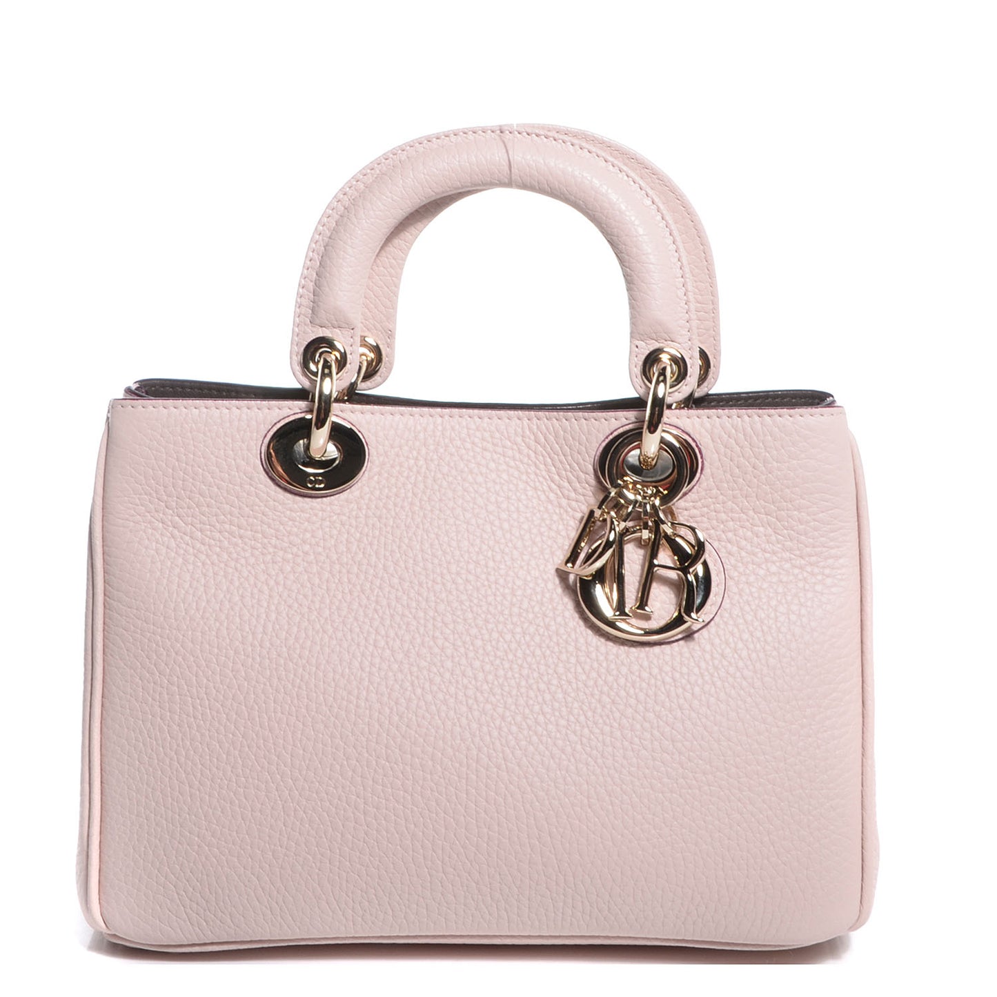 Bullcalf Small Diorissimo Tote Rose Poudre