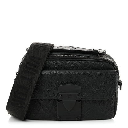 Louis Vuitton Taurillon Monogram S Lock Messenger Black 1 of 13