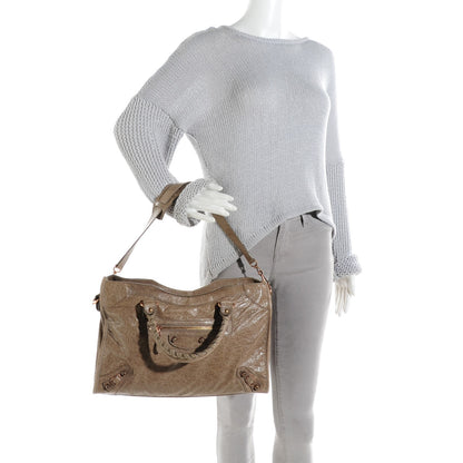 Balenciaga Agneau Giant 12 Rose Gold Hardware City Gris Poivre 3 of 10