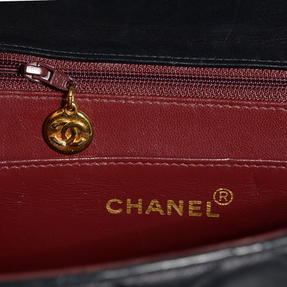 Chanel Lambskin Quilted XL Jumbo Flap Black 6 of 9