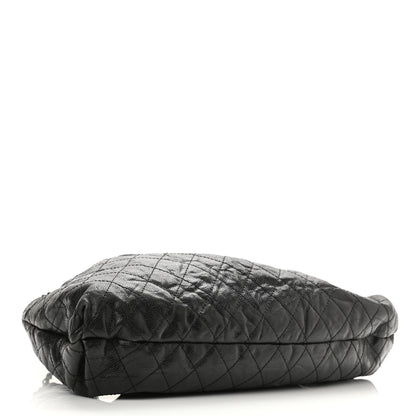 Chanel Caviar Quilted Medium Elastic Shopping Tote Black 4 of 10