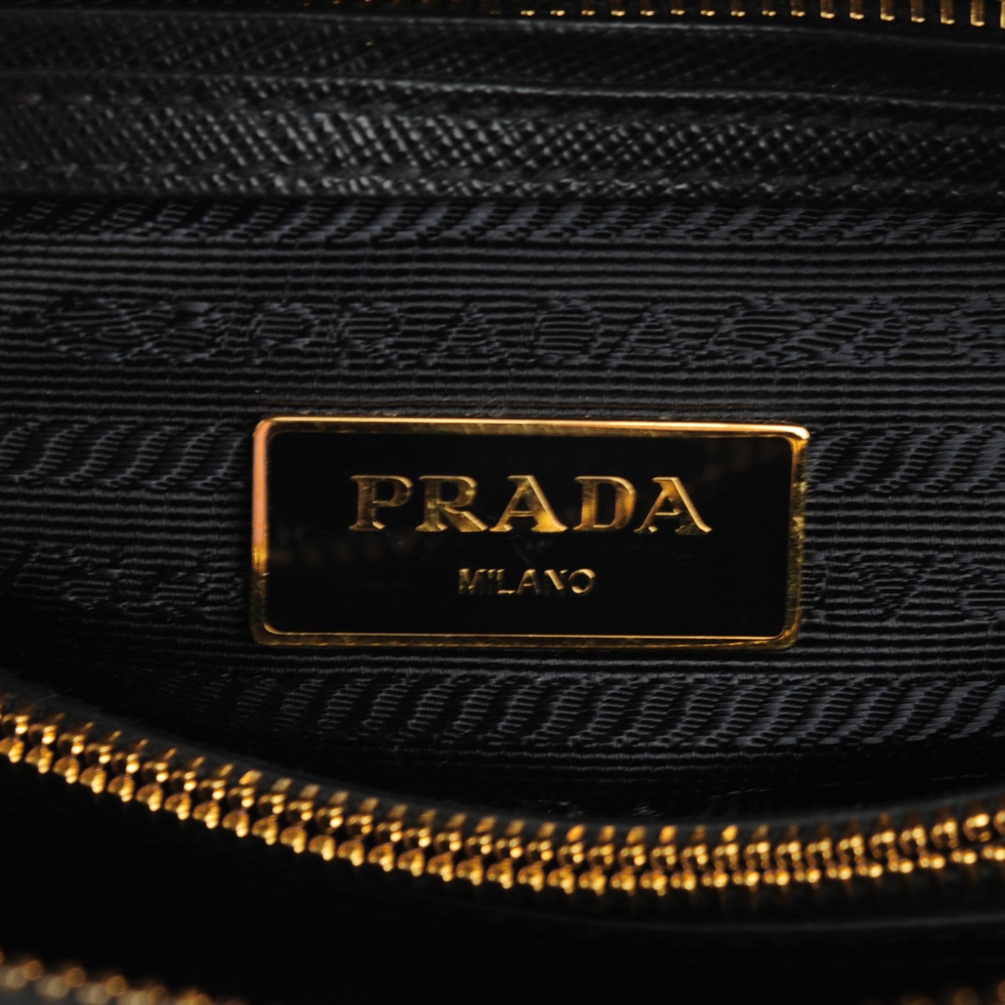 Saffiano Lux Mini Promenade Tote Black