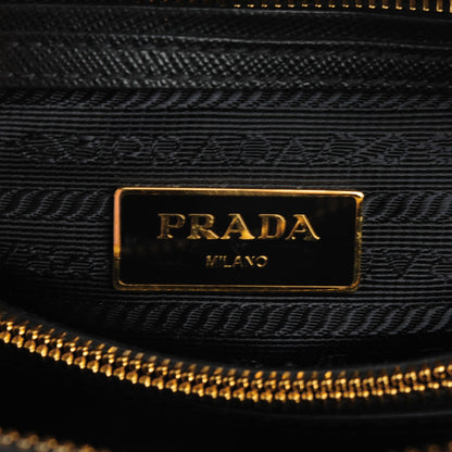 Prada Saffiano Lux Mini Promenade Tote Black 7 of 10