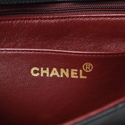 Chanel Lambskin Quilted Small Single Flap Bag Black 6 of 15
