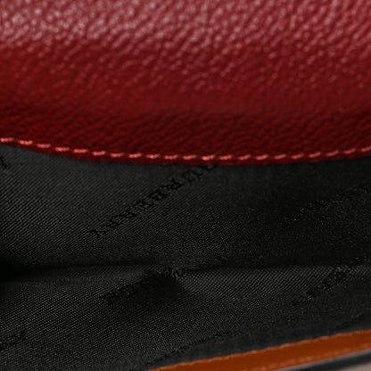 Burberry House Check Luna French Wallet Burgundy 5 of 5