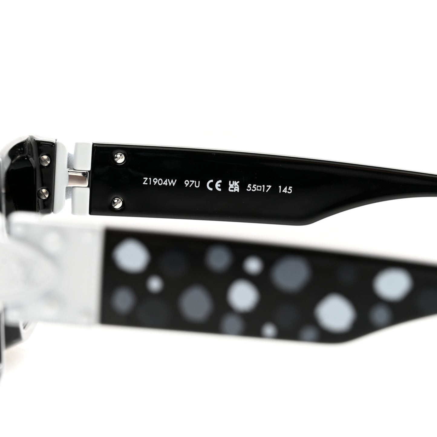 LV X YK Painted Dots 1.1 Millionaires Sunglasses Z1904W Black