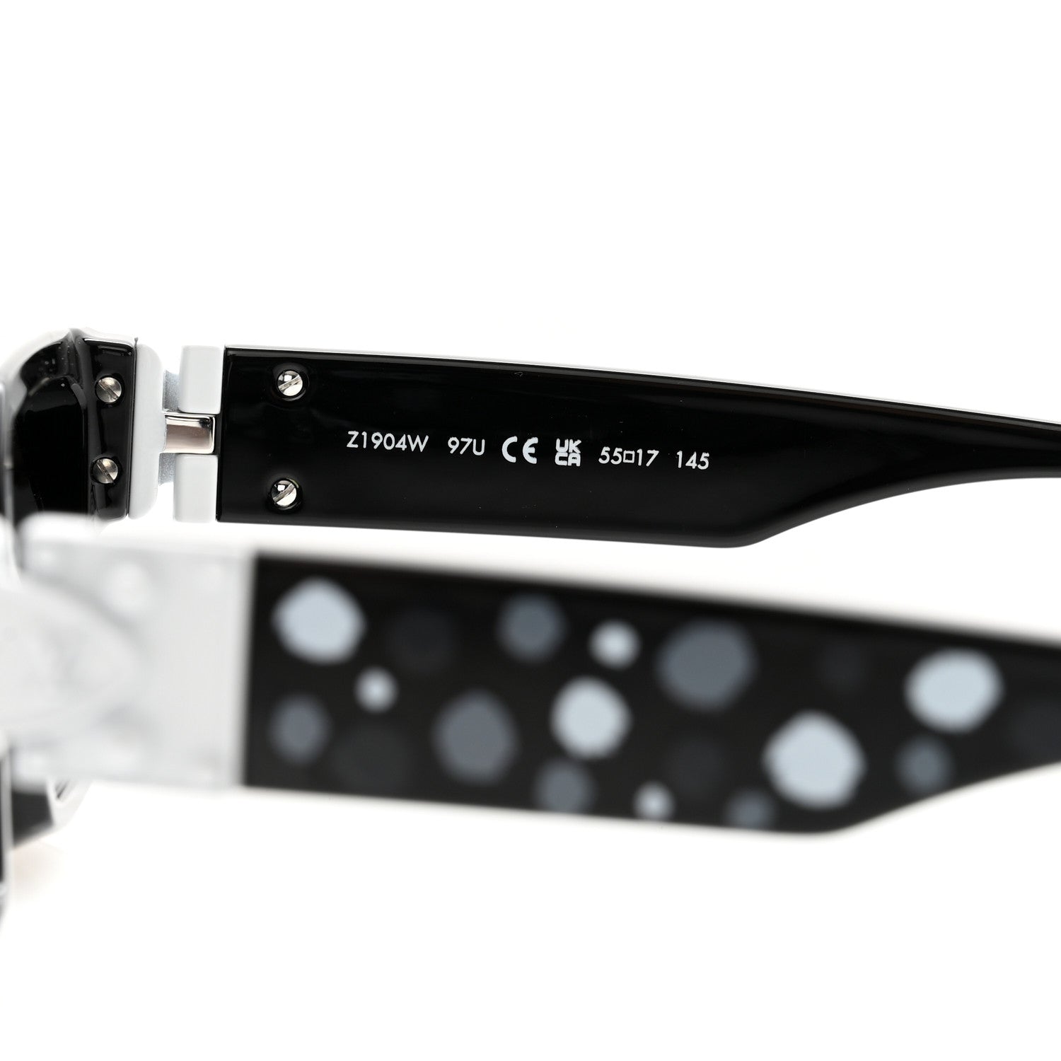 Louis Vuitton LV X YK Painted Dots 1.1 Millionaires Sunglasses Z1904W Black 5 of 10