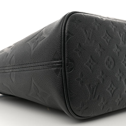 Louis Vuitton Empreinte Monogram Giant Neverfull MM Black 9 of 12