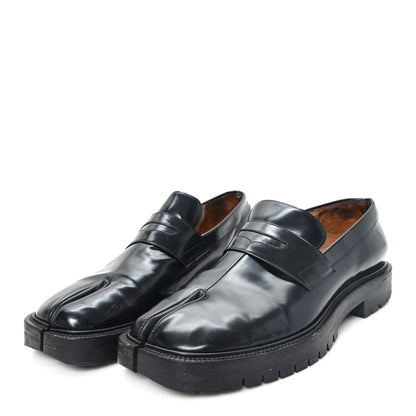 Maison Margiela Brushed Calfskin Tabi Mens Loafers 44 Black 4 of 10