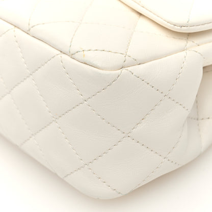 Chanel Calfskin Quilted Mini Romance Rectangular Flap White 10 of 10