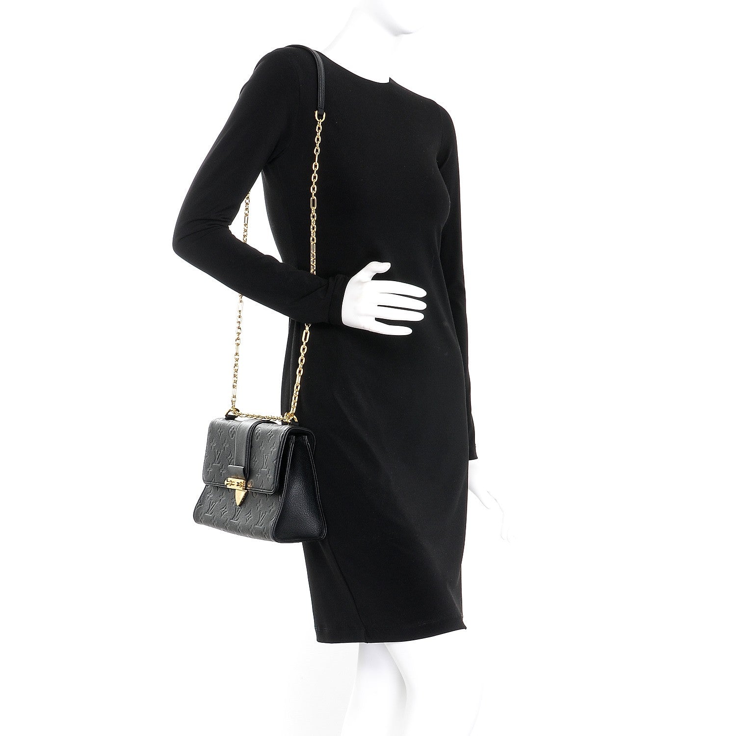 Louis Vuitton Empreinte Saint Sulpice PM Black 2 of 7