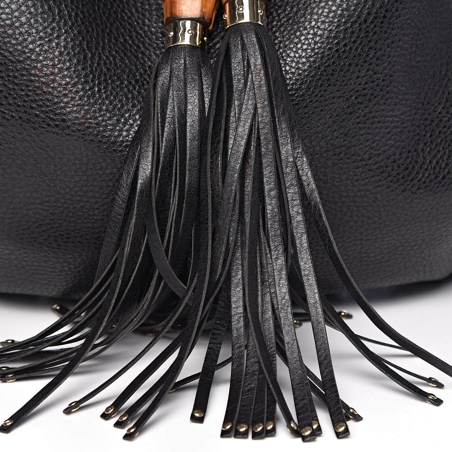 Calfskin Large Indy Top Handle Hobo Black