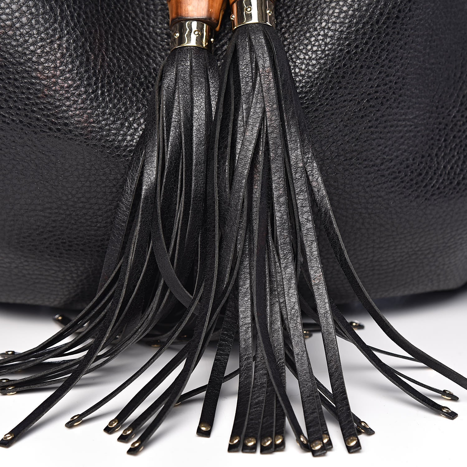 Gucci Calfskin Large Indy Top Handle Hobo Black 11 of 15