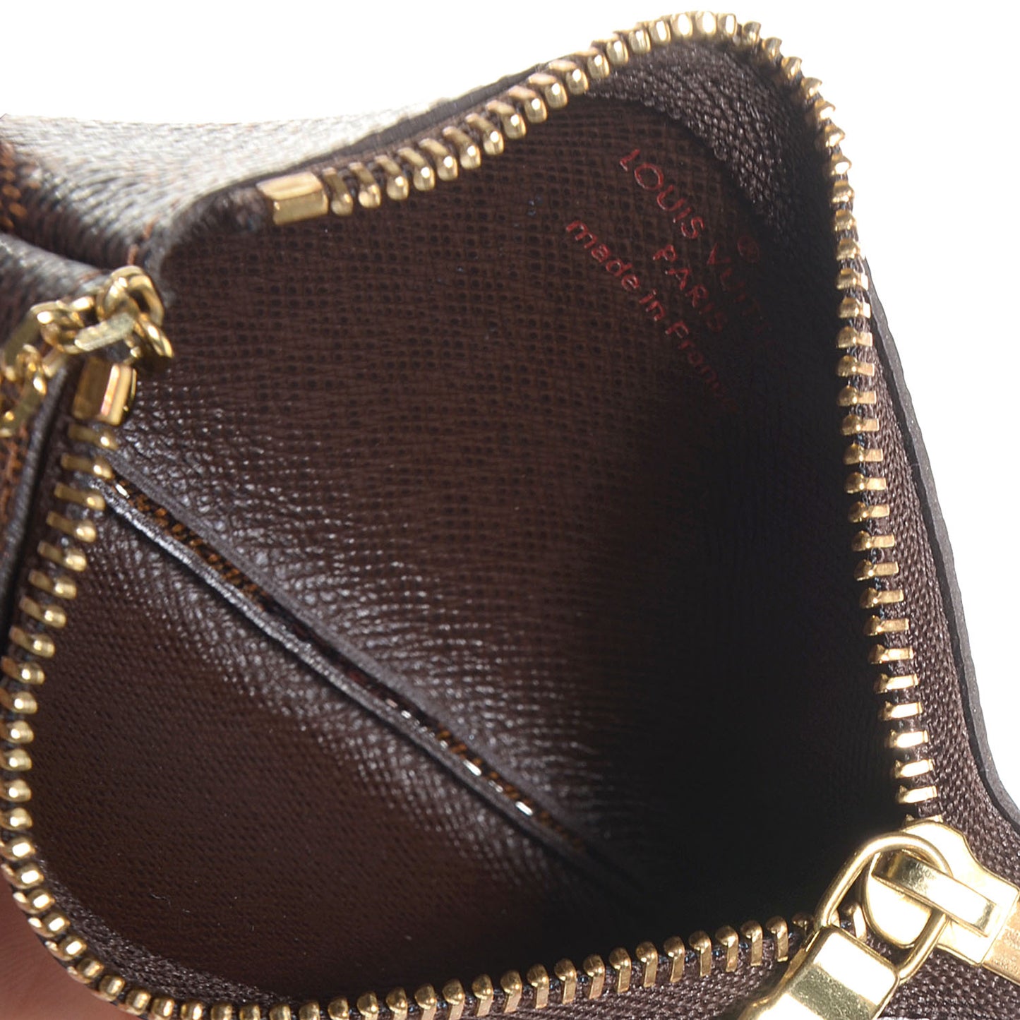 Damier Ebene Key Pouch