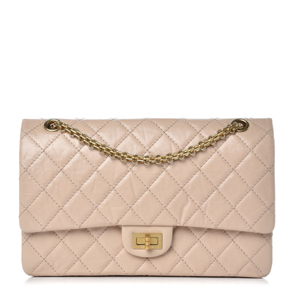 Chanel Aged Calfskin Quilted 2.55 Reissue 226 Flap Light Beige 1 of 10