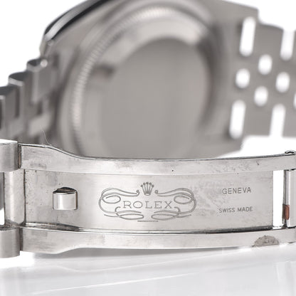 Rolex Stainless Steel 36mm Oyster Perpetual Datejust Watch Pink Flowers 116200 5 of 8