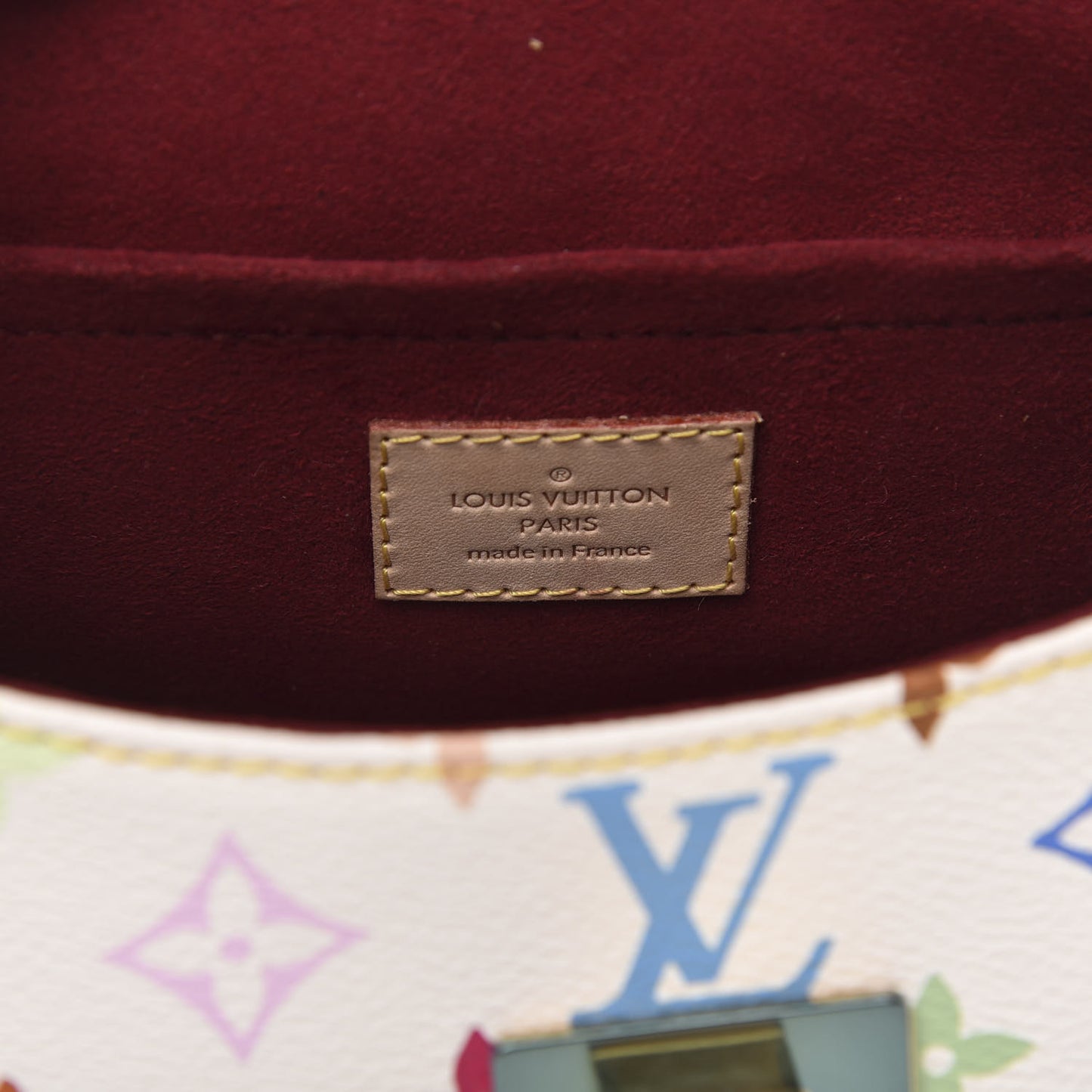 Monogram Multicolor Patti White