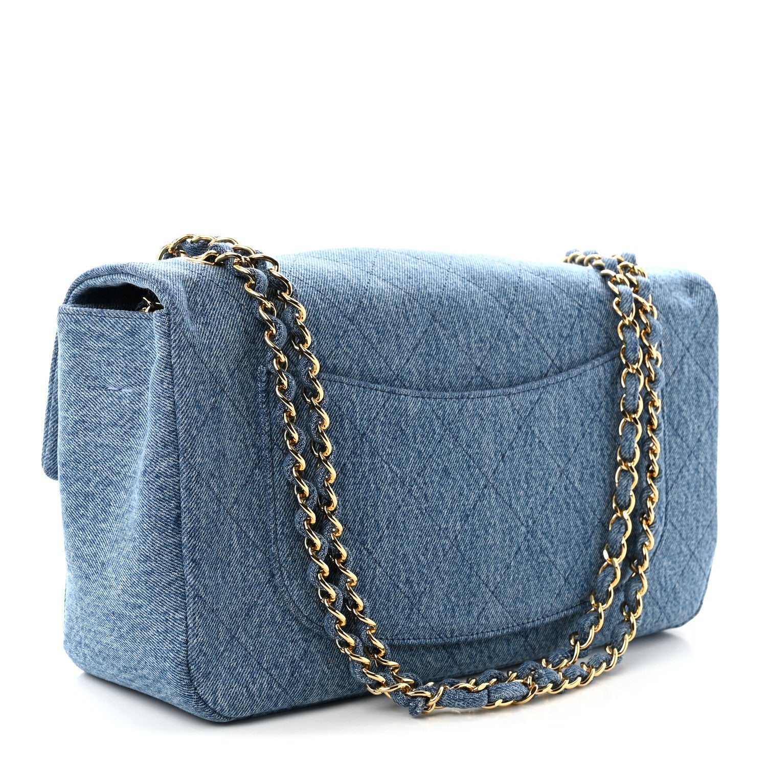 Chanel Denim Small Souplissimo Maxi Flap Blue 3 of 11