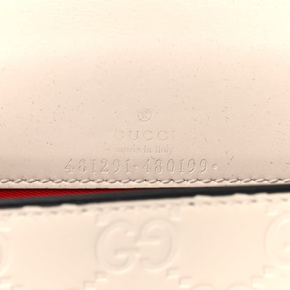 Gucci Guccissima Mini Cherry Chain Bag White 6 of 12