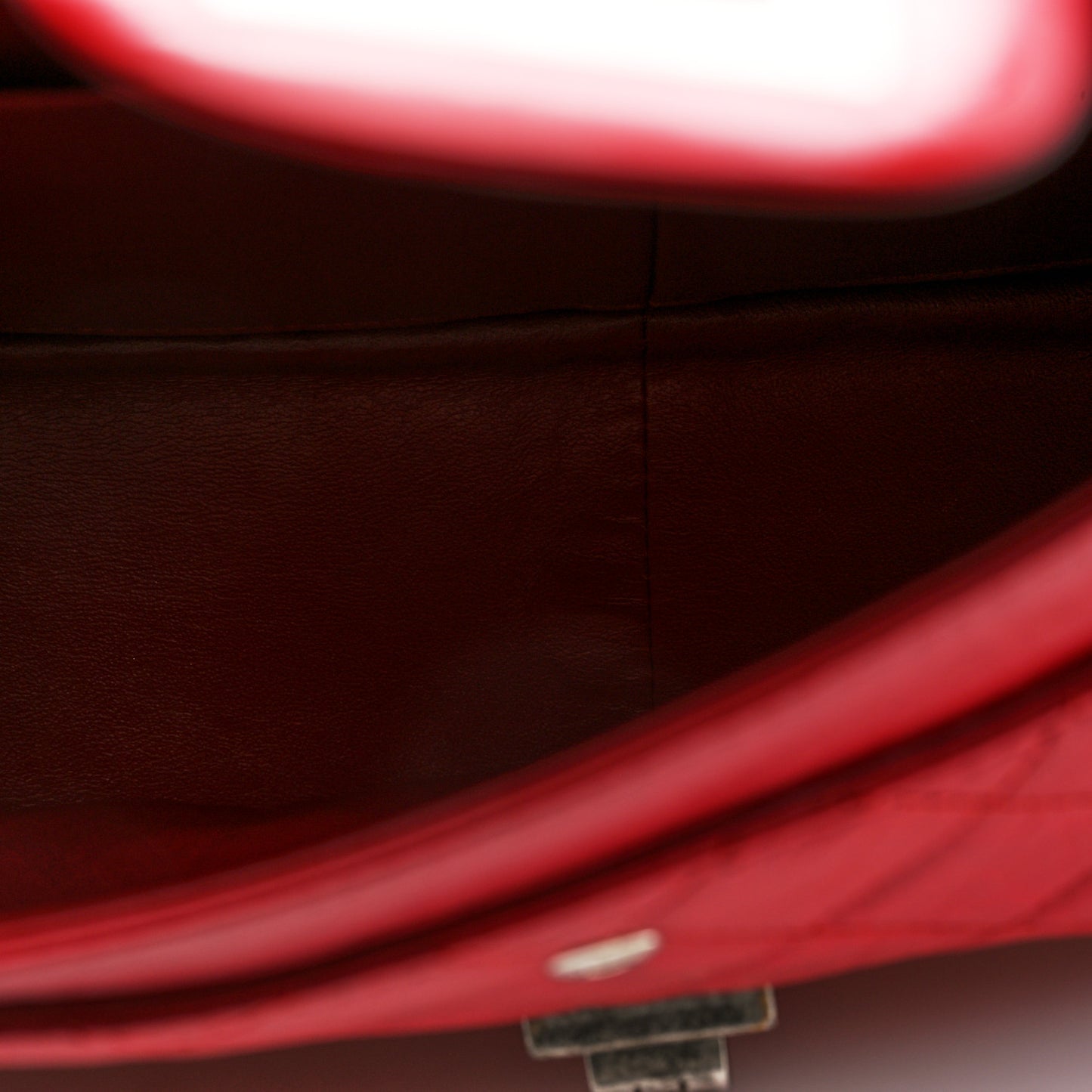 Aged Calfskin Quilted 2.55 Reissue 227 Flap Red