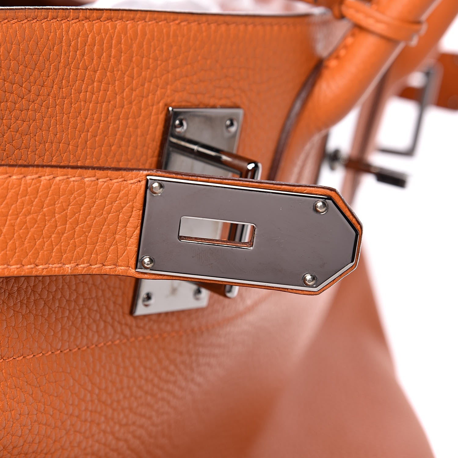Hermes Togo HAC Travel Birkin 50 Orange 13 of 27