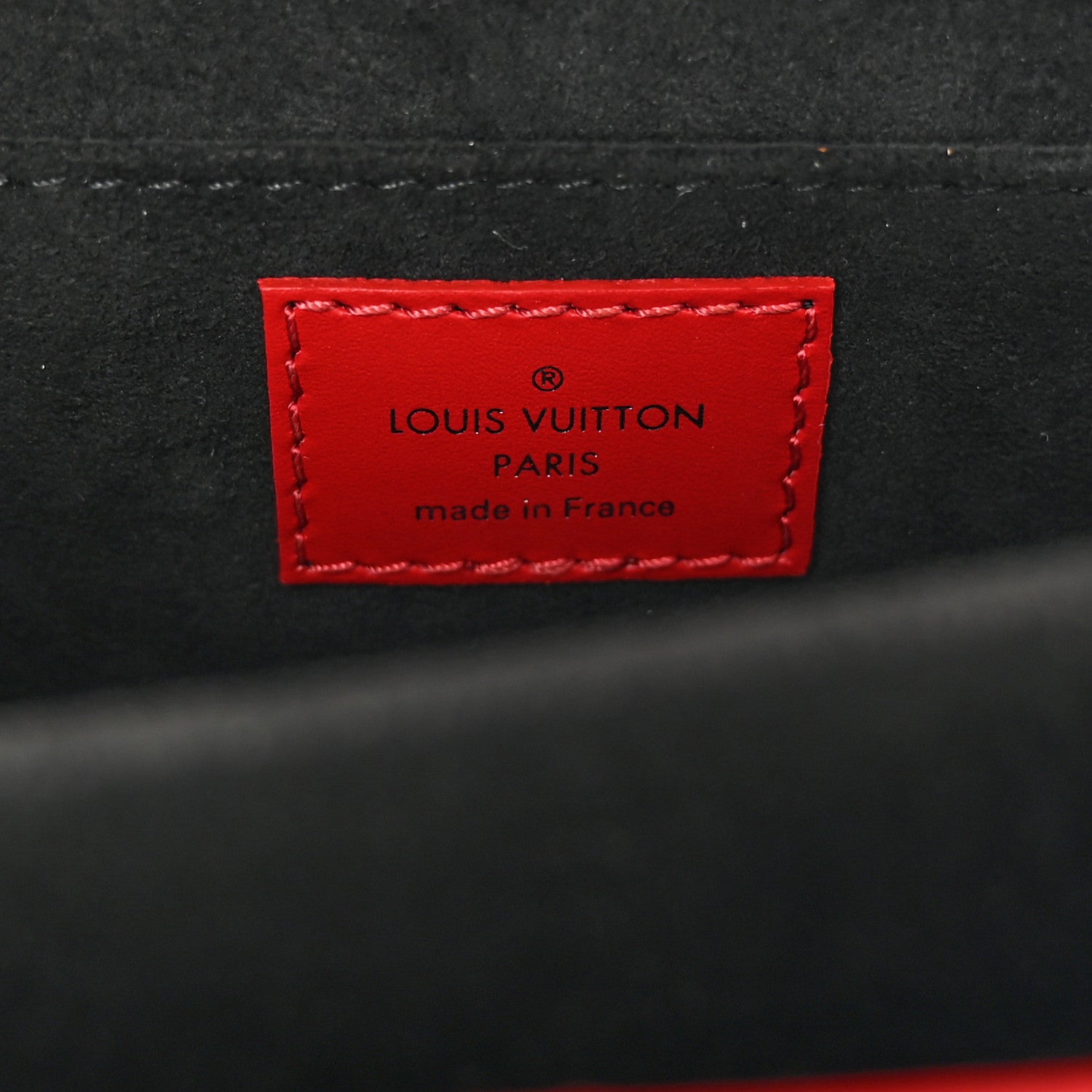 Louis Vuitton Patent Calfskin Monogram Lace Dauphine Mini Red 7 of 10
