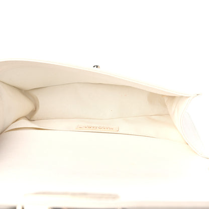 Chanel Caviar Quilted Medium Boy Flap White 5 of 13